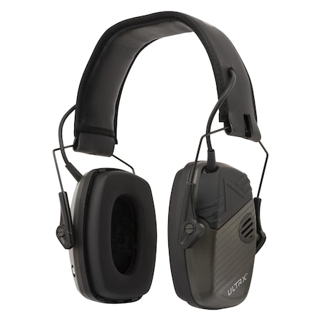 Ultrx Stereo Electronic Earmuff, Olive 4113
